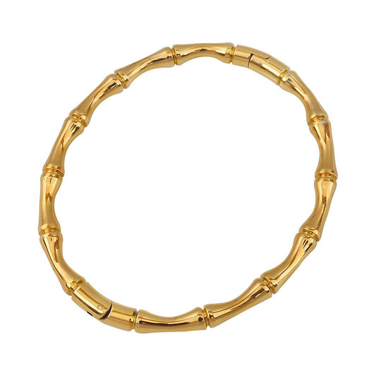 18K gold plated - Bamboo bracelet