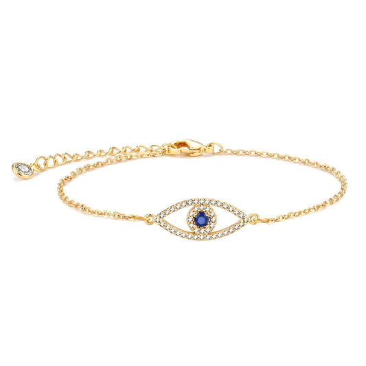 18K gold plated -  Evil Eye bracelet