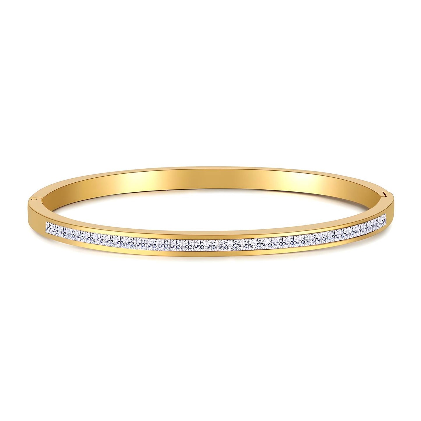 18K gold plated Stainless steel bracelet, Intensity