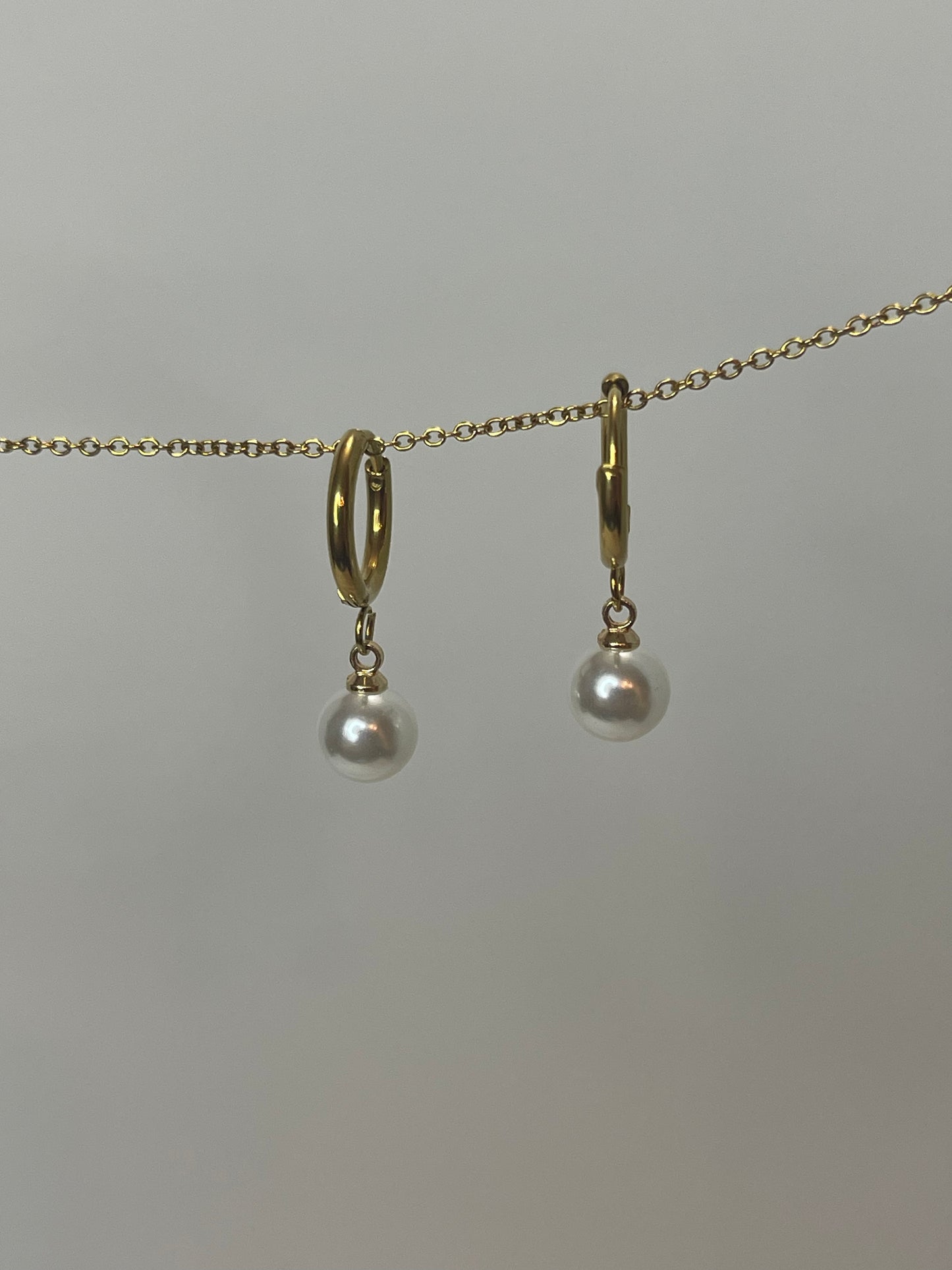 18K gold plated - Pearls earrings